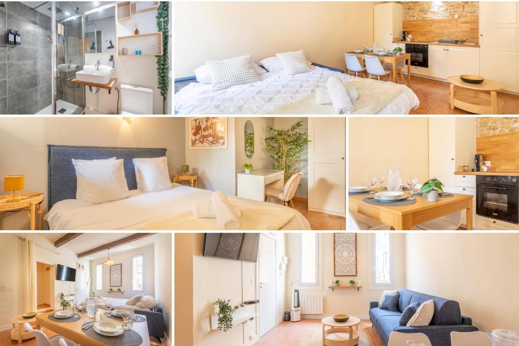 Appartement Le Petit Saint Esprit - Centre - Calme - Lumineux - Fibre Aix-en-Provence